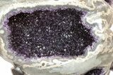 41" Multi-Window Amethyst Geode on Metal Stand - One Of A Kind! - #199980-6